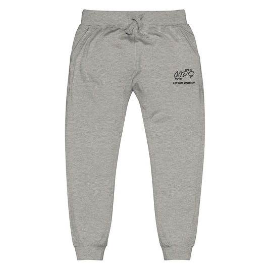 Unisex Fleece Sweatpants Embroidery